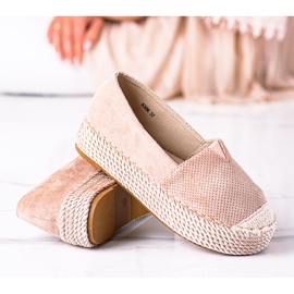 SHELOVET Alpargatas ante beige 2
