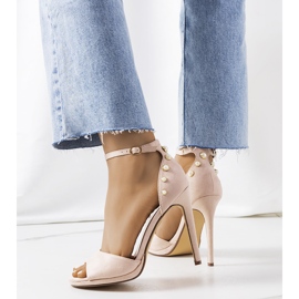 Sandalias beige con tacón alto Masih 1 Sandalias beige con tacón alto Masih 1