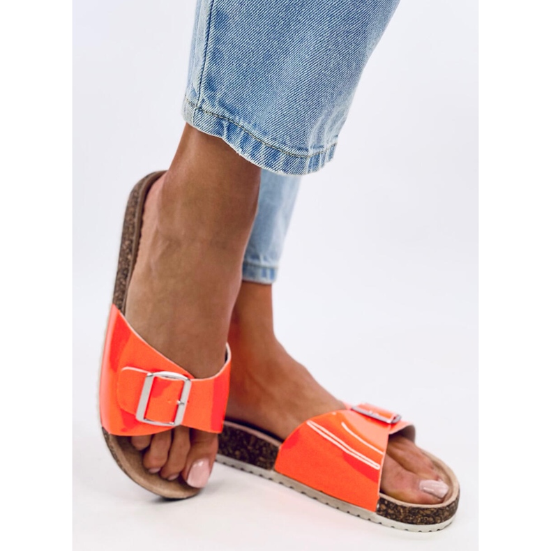 Zapatillas casa mujer Nico Naranja 2