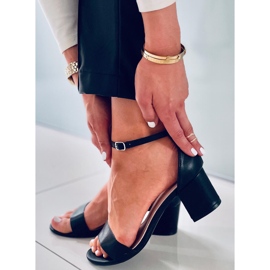 Sandalias mujer tacón Rachel Black negro 5