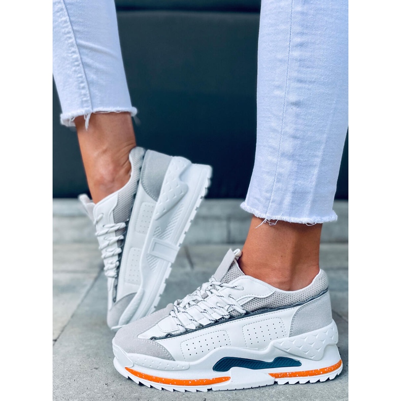 Deportivas mujer Altos Blanco multicolor 1