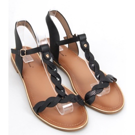 Sandalias mujer Basma Negro irisado 4