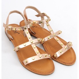 Sandalias con tachuelas Neha Champagne rosado 4