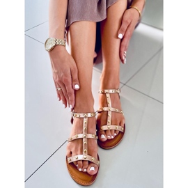 Sandalias con tachuelas Neha Champagne rosado 5