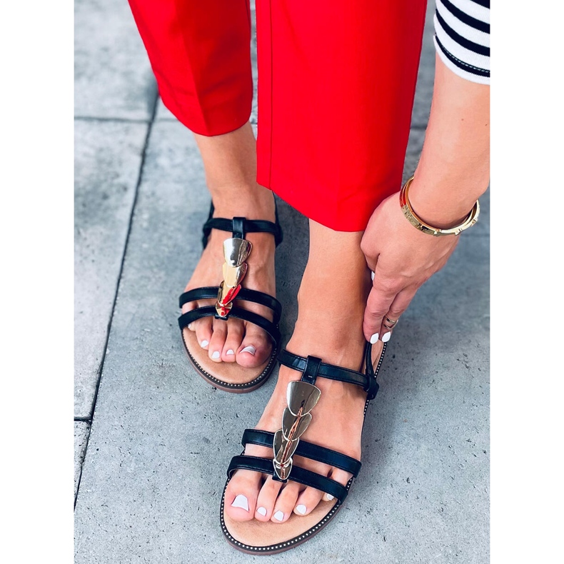 Sandalias mujer Hermine Negro 1