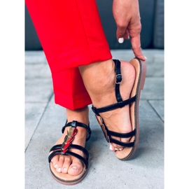 Sandalias mujer Hermine Negro 3