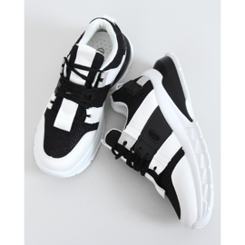 Zapatillas deportivas mujer Riley Negras blanco negro 4