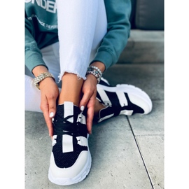 Zapatillas deportivas mujer Riley Negras blanco negro 3