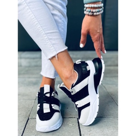 Zapatillas deportivas mujer Riley Negras blanco negro 5