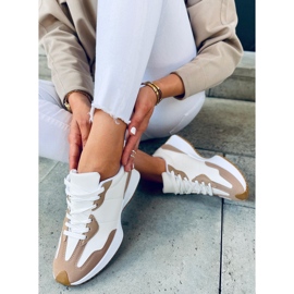 Deportivas Adem Khaki beige blanco 5