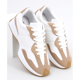 Deportivas Adem Khaki beige blanco 1