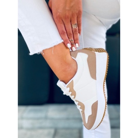Deportivas Adem Khaki beige blanco 3