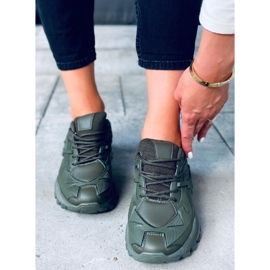Deportivas mujer Sana Verde caqui 3