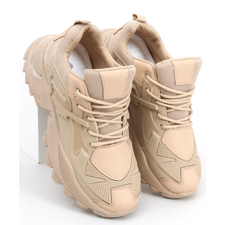 Zapatillas deportivas de mujer Sana Kaki beige 1