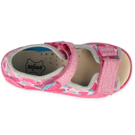Zapatos befado niño 342P046 rosado plata 3