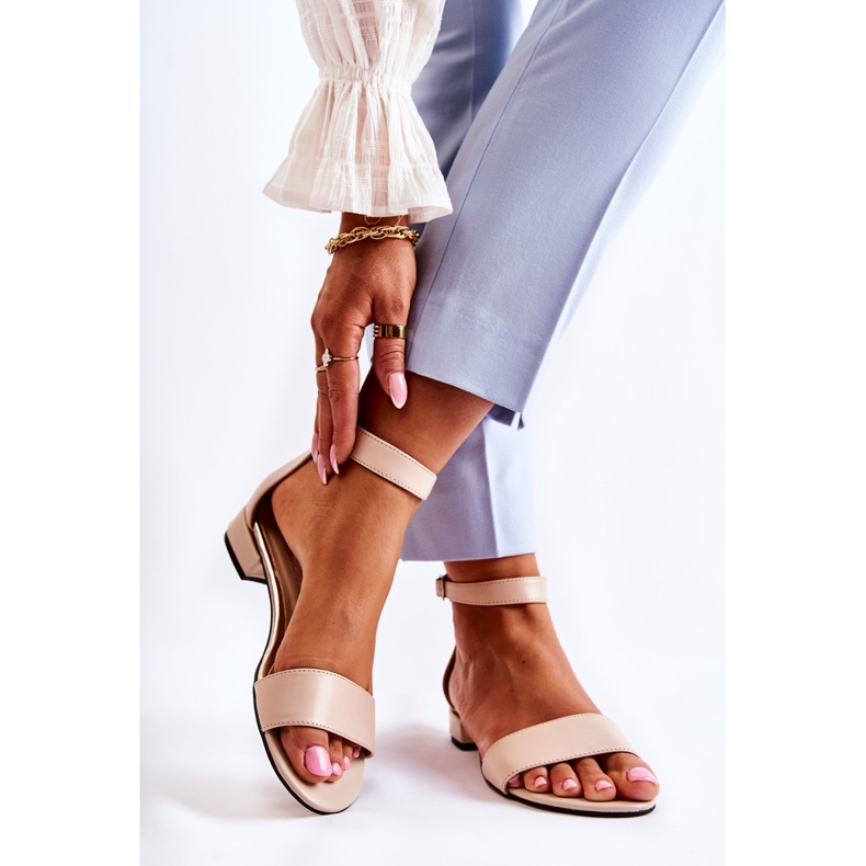 PA2 Sandalias Mujer Piel Beige Shanley 2