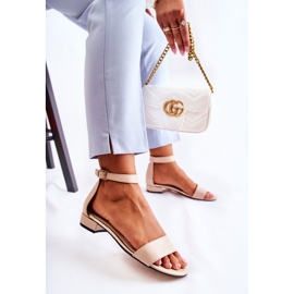 PA2 Sandalias Mujer Piel Beige Shanley 5