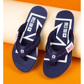 Cómodas chanclas Big Star azul 2