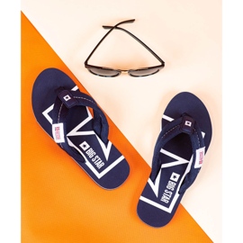 Cómodas chanclas Big Star azul 1