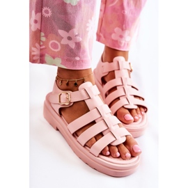 PG1 Sandalias De Moda Con Correas Malien Rosas rosado 3