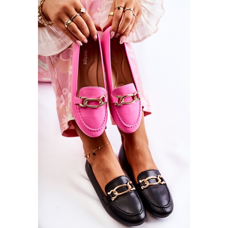 PG1 Mocasines negros con adorno Millario 1