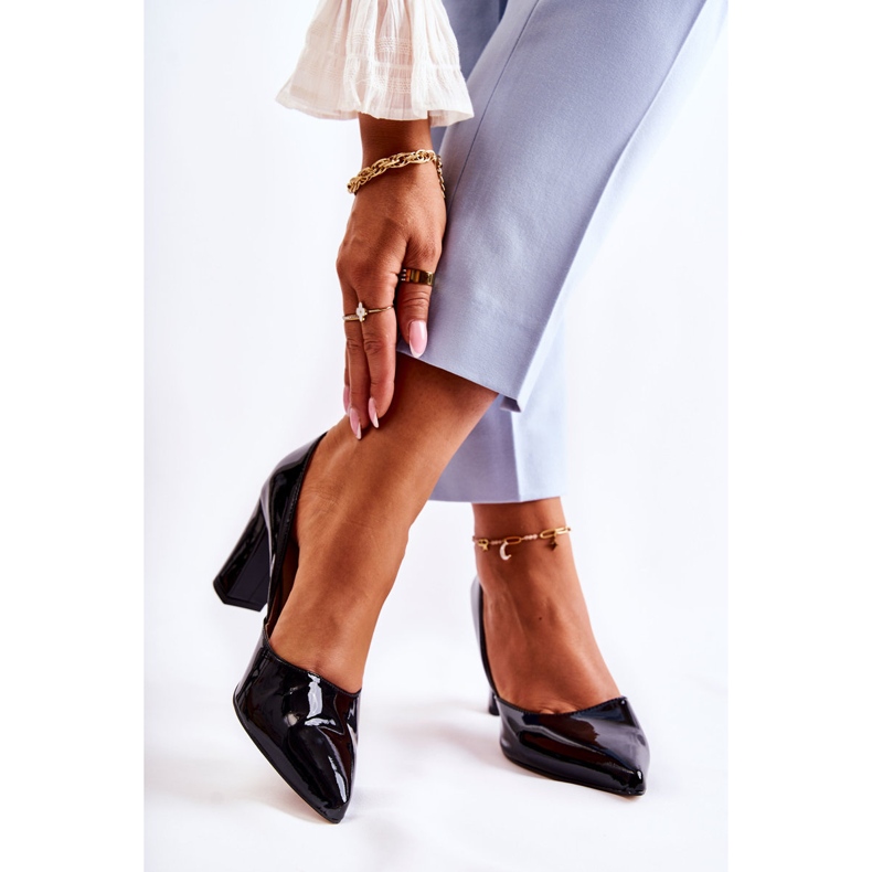 Zapatos De Salón Lacados De Moda En Un Bar Black Emotion negro 1 Zapatos De Salón Lacados De Moda En Un Bar Black Emotion negro 1