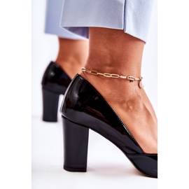 Zapatos De Salón Lacados De Moda En Un Bar Black Emotion negro 5