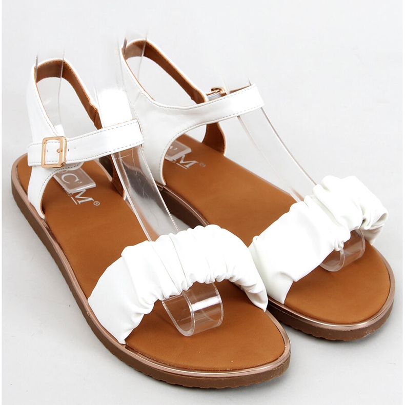 Sandalias de mujer Daisy White blanco 2