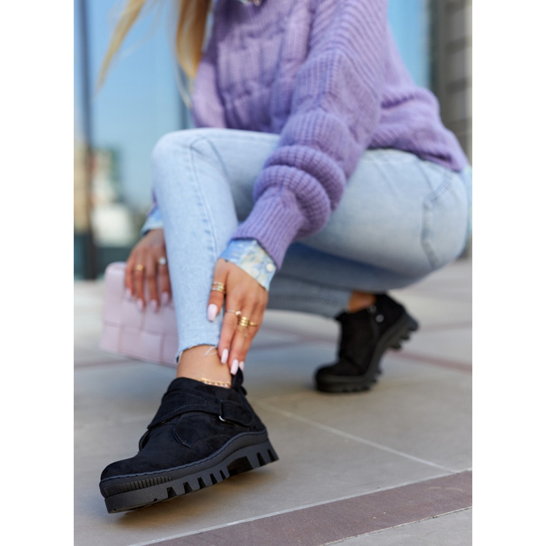 S.Barski Remgate Gamuza Negra Trappers Con Cremallera negro 1