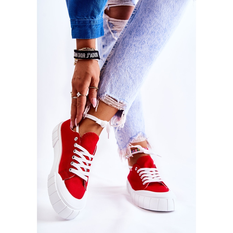 Zapatillas de mujer On The Red Comes Platform rojo 2 Zapatillas de mujer On The Red Comes Platform rojo 2