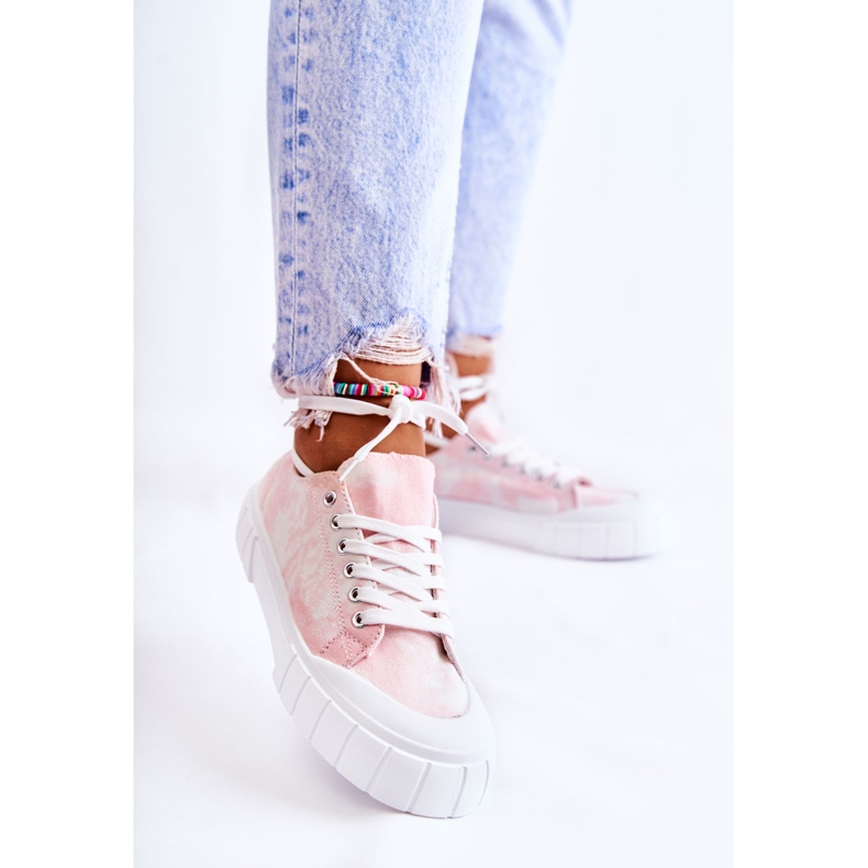 PS1 Zapatillas de mujer On The Pink Comes Platform rosa 1