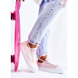 PS1 Zapatillas de mujer On The Pink Comes Platform rosado 7