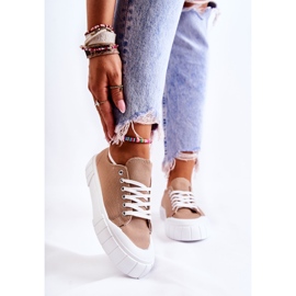 Zapatillas De Mujer En La Plataforma Marrón Comes 2 Zapatillas De Mujer En La Plataforma Marrón Comes 2
