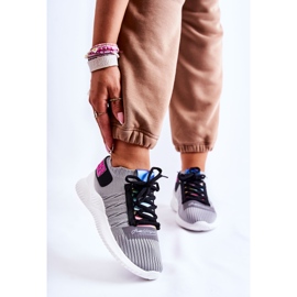 Zapatillas Deportivas Mujer Sin Cordones Gris Klayra 1