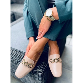 Mocasines mujer Malva Caqui beige 2