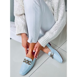 Mocasines Mujer Azul Malva 1