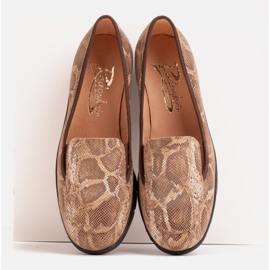 Radoskór Mocasines de mujer cómodos de color marrón para un pie más ancho 2