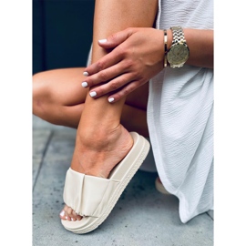 Pantuflas mujer Atissa Beige 1