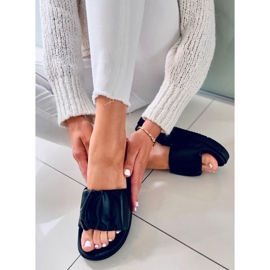 Pantuflas mujer Atissa Negras negro 4