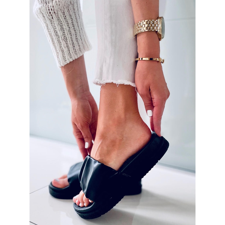 Pantuflas mujer Atissa Negras negro 2