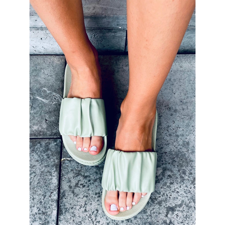 Pantuflas mujer Atissa Verde 2 Pantuflas mujer Atissa Verde 2