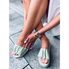 Pantuflas mujer Atissa Verde 3