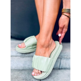 Pantuflas mujer Atissa Verde 4