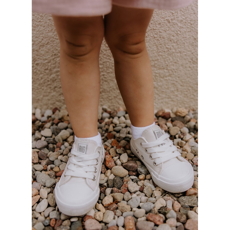 Deportivas Infantiles de Ecopiel Big Star JJ374310 Blanco 1