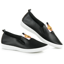 Zapatillas negras de mujer negro 2