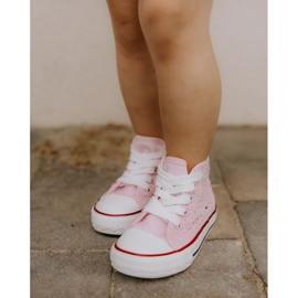 Deportivas Altas Infantiles Rosa Mona rosado 14