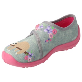 Calzado infantil befado 560X171 rosado gris multicolor 2