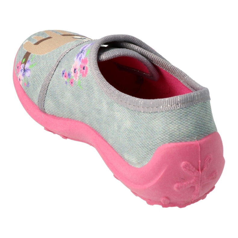Calzado infantil befado 560X171 rosado gris multicolor 3