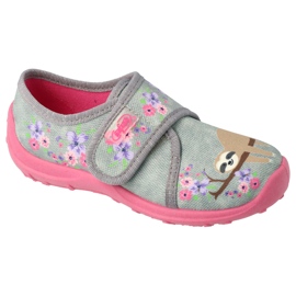 Calzado infantil befado 560X171 rosado gris multicolor 4