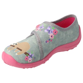 Calzado infantil befado 560X171 rosado gris multicolor 5